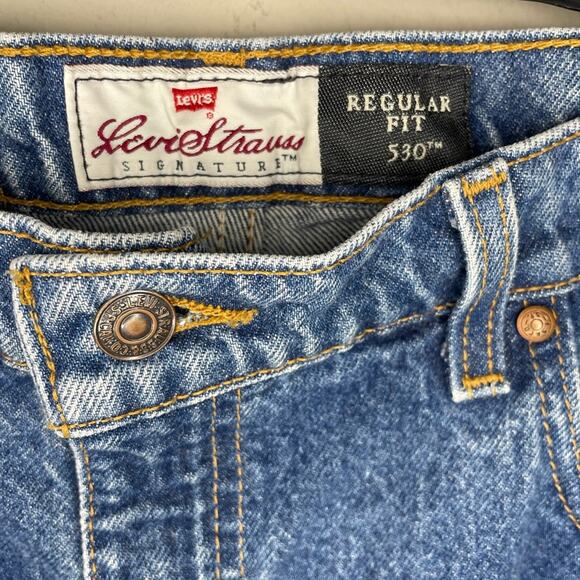 Vintage Levi Strauss Signature 530 Regular Fit Denim Jeans Blue Men’s Size 38 - Picture 3 of 7